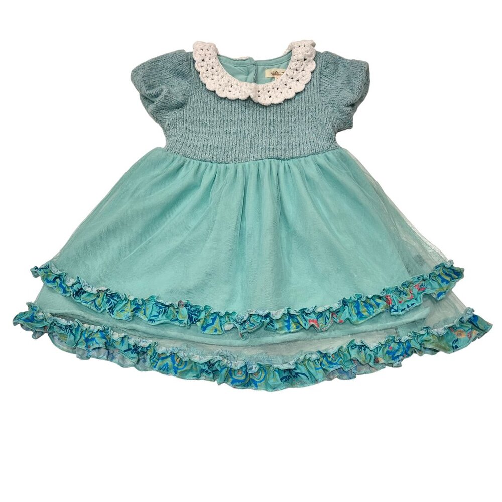 Matilda Jane Sparkle & Ruffle Dress, Mint Green, 18-24 mo